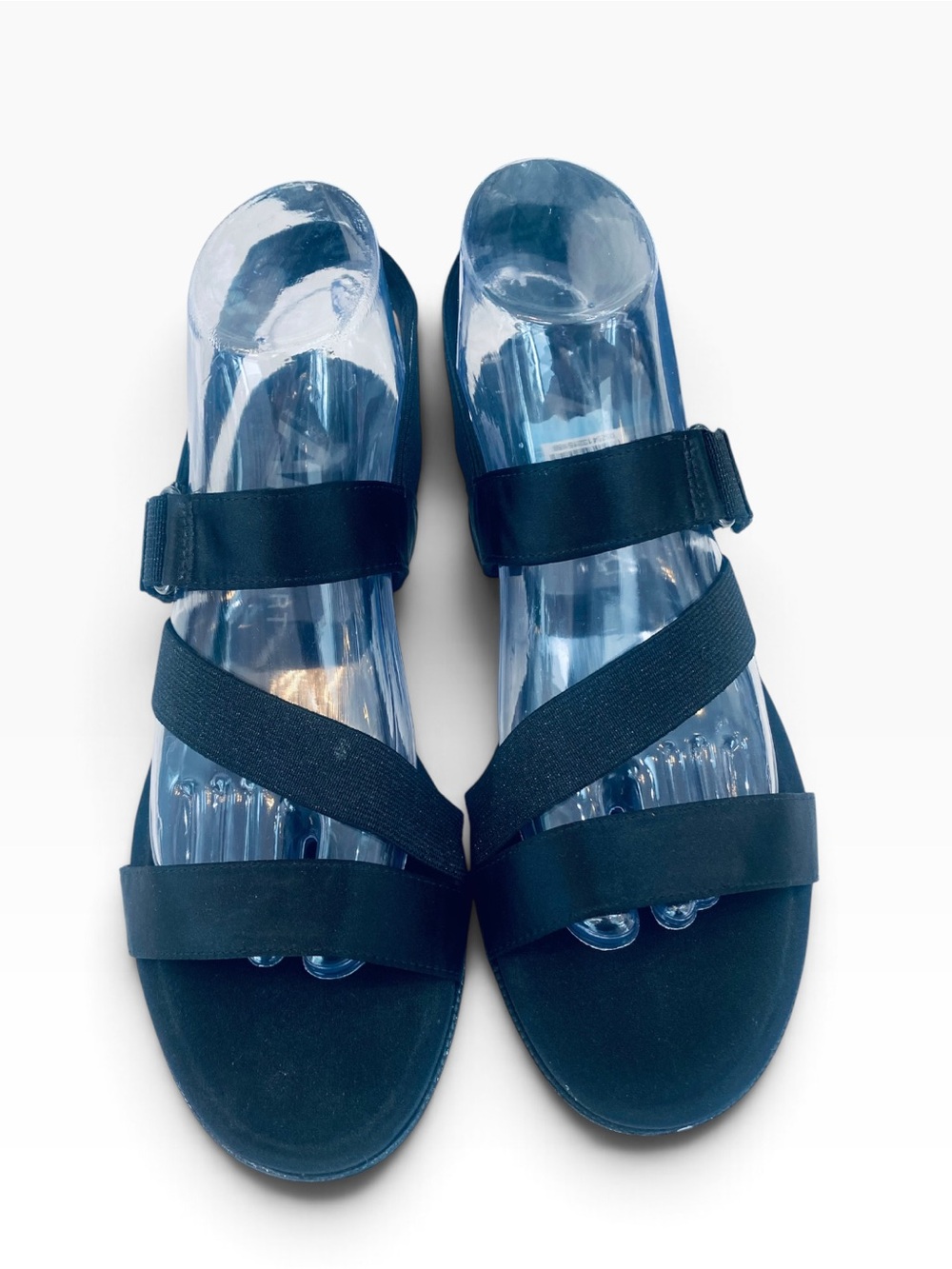 Anne Klein Black Strappy Sandals